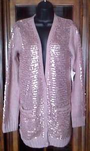 Victorias Secret 2011 ~ Wool Blend Sequin Cardigan Sweater $98 