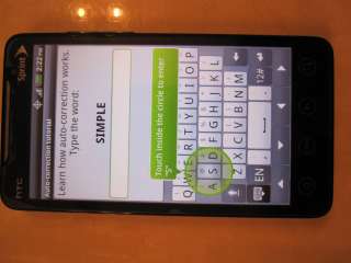 HTC EVO 4G   1GB   White (Sprint) Smartphone   Good 821793006730 
