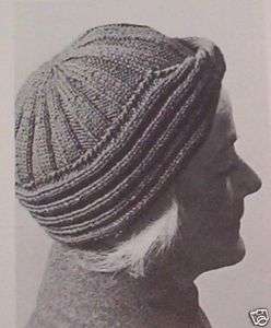 WARM Womans Winter Hat Knitting Pattern  