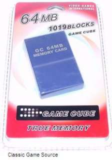 64 MB 64MB MEMORY CARD 1019 BLOCKS for GAME CUBE / Wii  