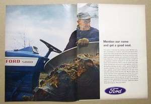   Ford Tractor AD Ford 5000 mention our name and get a good seat  