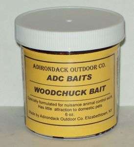 ADIRONDACK WOODCHUCK ADC BAIT animal control trapping  