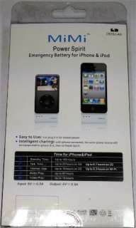 iPhone 4 4S 3G 3G S iPod Touch 3G 4G Emergency External Battery 2800 