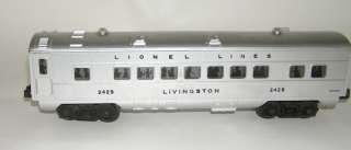 Nice Lionel #2429 Separate Sale Livingston Pullman Car +BOX NO 
