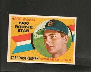 1960 Topps # 148 Carl Yastrzemski RC NM  