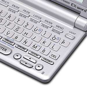 Casio EX word EW G500, elektronisches Wörterbuch mit Pons Schule und 