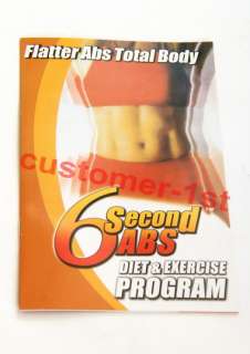 SECOND ABs Machine six pack TONING Equipment, best AB SHAPER w/DVD 