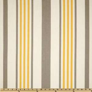 54 Wide P Kaufmann Indoor/Outdoor Hugo Stripe Pewter Fabric By The 