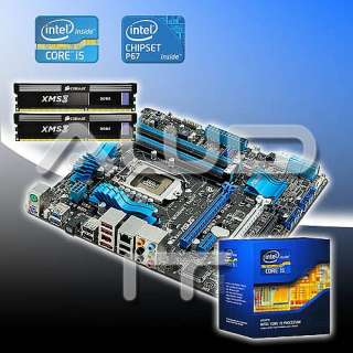 Intel i5 2400 Quad Core CPU 3.1GHz, Asus P8P67 M PRO REV 3, Corsair 