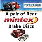MINTEX REAR BRAKE DISCS MAZDA MX 5 MK II 1998 2005 MDC6