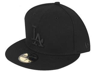 NEW ERA 59FIFTY CAP LOS ANGELES DODGERS MLB BLACK/BLACK GORRA PLANA 