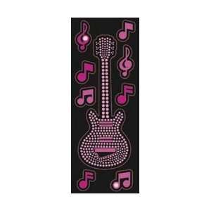  Jolees Bling Stickers Guitar E5040110; 6 Items/Order
