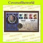 1999 sir Winston Churchill crown coin and stamp set 