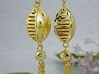 UNIQUE DUBAI DANGLE EAST INDIA 22K 18K Gold GP Earrings