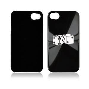   4G Black A312 Aluminum Hard Back Case Dice Cell Phones & Accessories