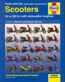   scooters a service and repair manual with generic model coverage