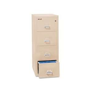  4 Drawer Vertical File, 17 3/4w x 31 9/16d, UL 350 for 