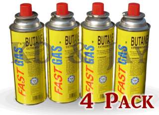 Pack Butane Gas Bottles Camping Stove Canister Refill  