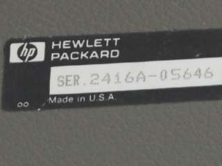 HEWLETT PACKARD 6299A DC POWER SUPPLY 0 100VDC  