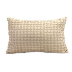  IMAX Vintage Tweed Pattern Cream Color Pillow
