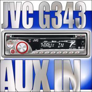JVC KD G343 AUTORADIO CD  INGRESSO AUX IN USCITA PRE  
