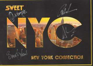 THE SWEET NEW YORK CONNECTION PROMO PACK CD/POSTER/BACKSTAGE PASS/TOUR 