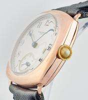 Rare Mens Pink Gold 1930s Waltham Enamel Dial W/Watch  