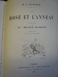   la rose et lanneau M.A. Titmarsh