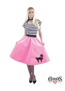 Plus Pink Poodle (skirt)  Cheap 50s Halloween Costume for Plus Sizes