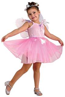 Girls Pretty Pink Fairy Costume   Fairy Costume
