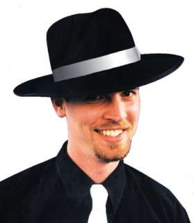 Zoot Hat,Black W/White Band (Masks, Hats & Wigs)