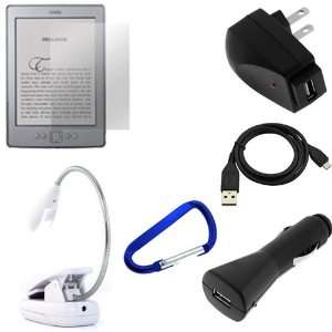   Book Light + 2x USB Power Adapter (Home Wall AC Charger / Car Charger