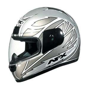    AFX Youth FX  10Y Multi Full Face Helmet Small  Silver Automotive