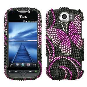 com HTC myTouch 4G Slide Fairyland Butterfly Full Diamond Bling Phone 