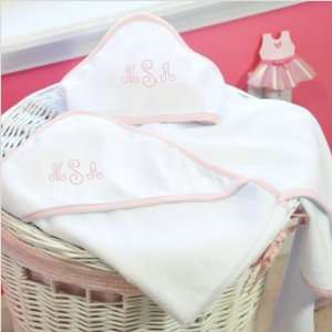  Two Piece Personalized Hooded Baby Girl Towels Customize 