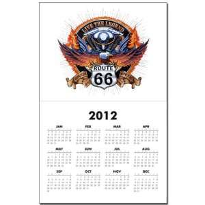 Calendar Print w Current Year Live The Legend Eagle and Engine Route 