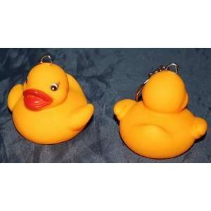 Baby Yellow Classic Rubber Duck Keychain Toys & Games