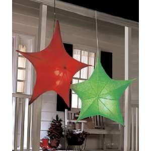40 Lighted Star Green Hanging Party Light  Kitchen 