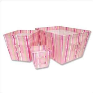    32 Paisley Park Medium Fabric Storage Bin in Stripes