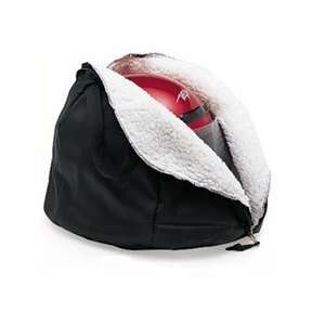 Vega Black Nylon Fleece Lined Full Face Helmet Bag   Frontiercycle 