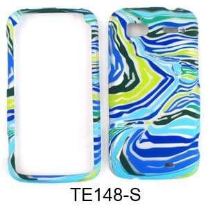  HTC SENSATION / Sensation 4G Blue / Green Zebra Print   HARD 