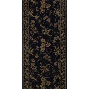   Rug Vega Runner, Onyx, 2 Foot 7 Inch by 12 Foot