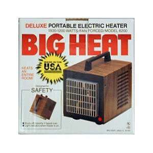  Deluxe Portable Electric Heater 1200/1500 Watts