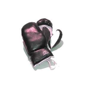  Kids Childs 6 Oz Black Boxing Gloves
