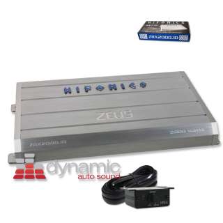 HIFONICS ZRX2000.1D ZEUS SERIES CLASS D CAR MONOBLOCK AMPLIFIER AMP 