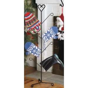  Heart Mitten / Boot Dryer Stand   Holds 4 Pair