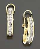   Reviews for 14k Gold Diamond Hoop Earrings 1/4 ct. t.w.   1 ct. t.w