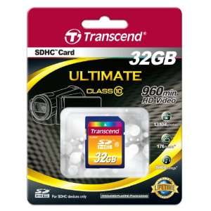 TRANSCEND 32 GB SDHC Class 10 Flash Memory Card NEW  