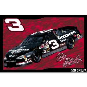  Dale Earnhardt #3 Goodwrench 39x59 Acrylic Tufted Rug 