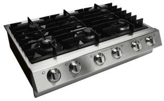   Electrolux ICON 36 (36 Inch) Stainless Steel Gas Cooktop E36GC75GSS